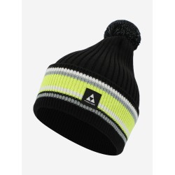 Шапка Fischer Reflect, акрил/шерсть, черный/желтый