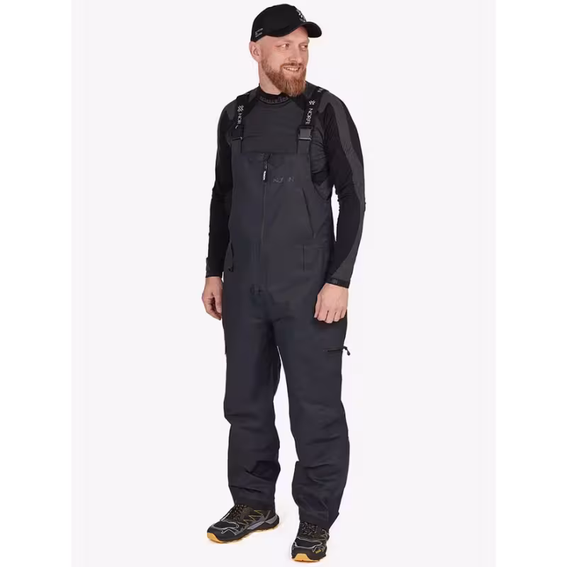 Полукомбинезон мужской Norfin Torren Pro, мембрана Toray Dermizax, черный, размер 48-50 (M), 172-178 см