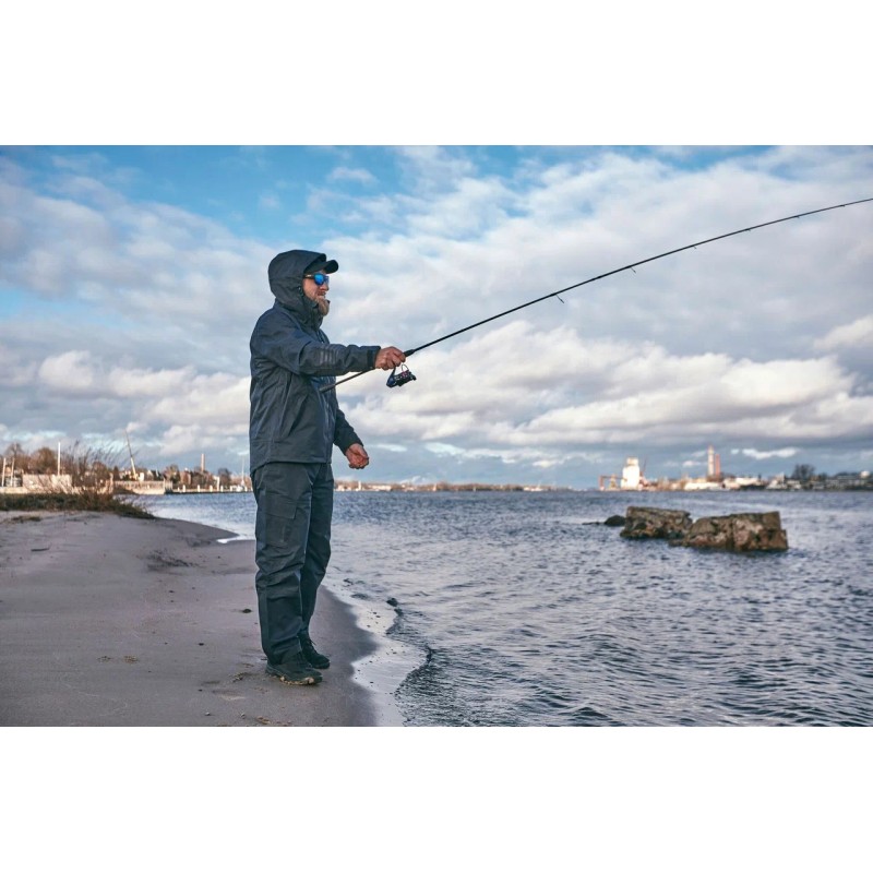 Полукомбинезон мужской Norfin Torren Pro, мембрана Toray Dermizax, черный, размер 48-50 (M), 172-178 см