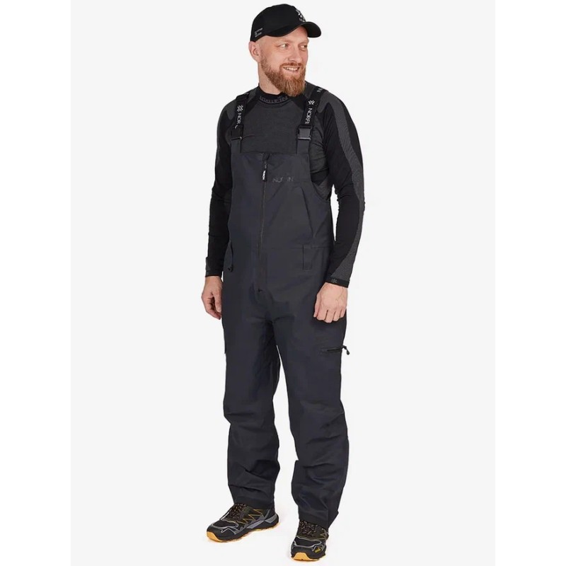 Полукомбинезон мужской Norfin Torren Pro, мембрана Toray Dermizax, черный, размер 52-54 (L), 176-182 см