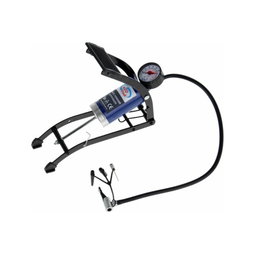 Насос автомобильный ножной с манометром AutoVirazh AV-030892