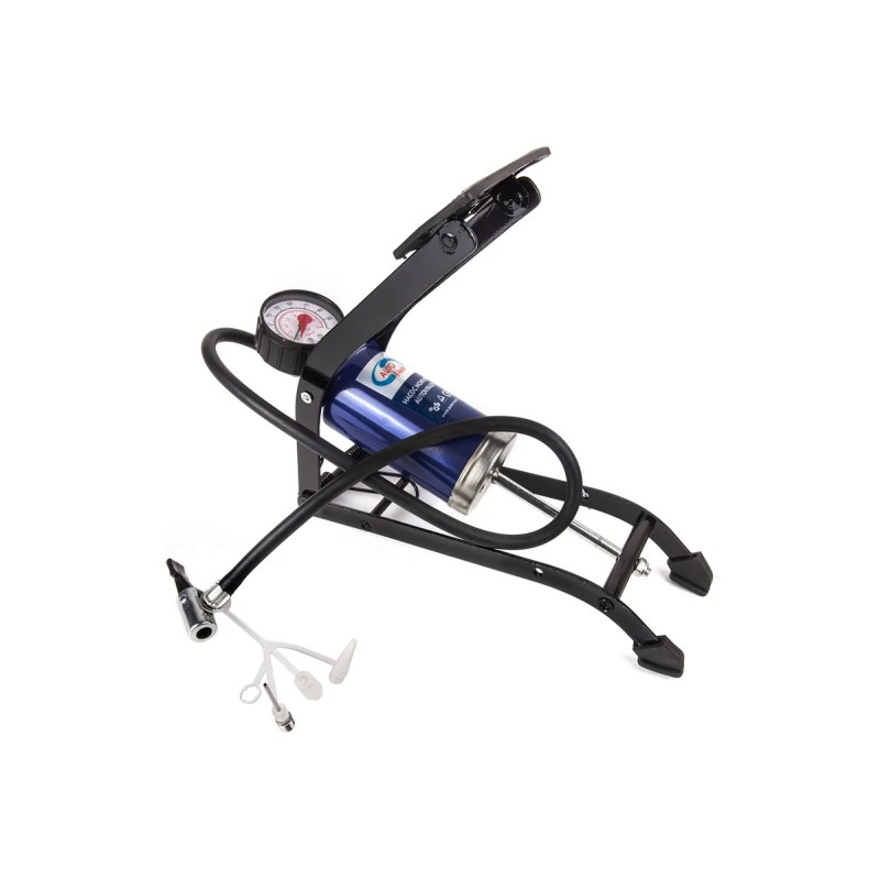 Насос автомобильный ножной с манометром AutoVirazh AV-030892