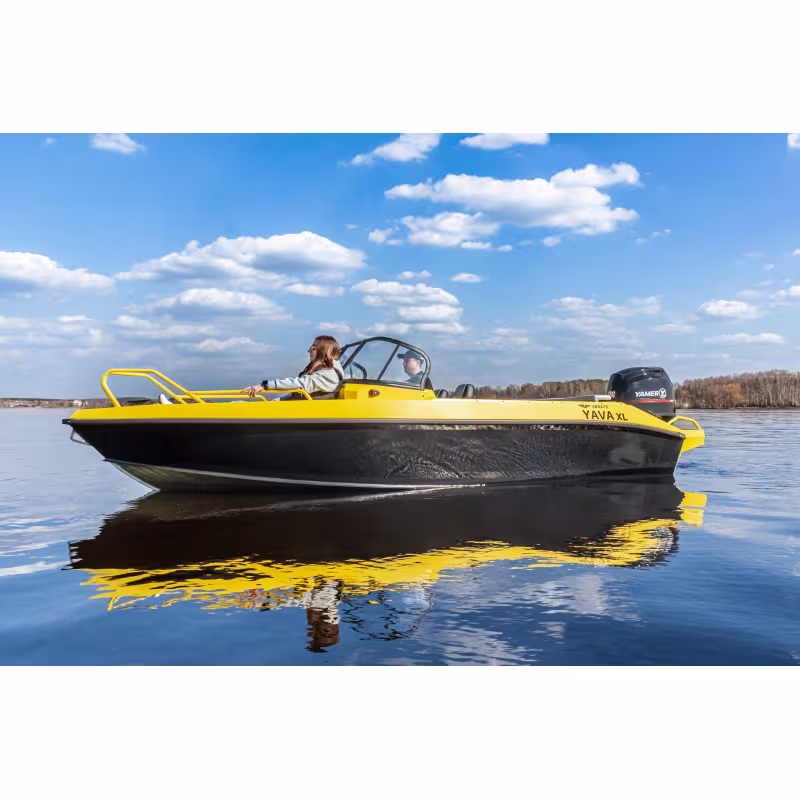 Лодка алюминиевая Vboats Yava XL BowRider