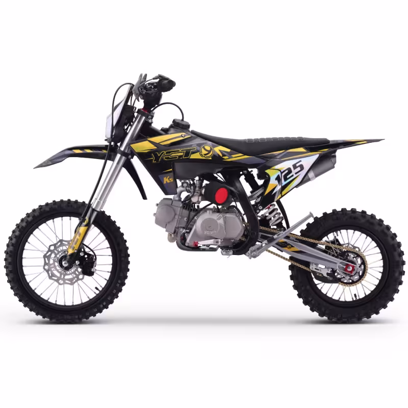 Питбайк Yacota K5 125 17/14, желтый