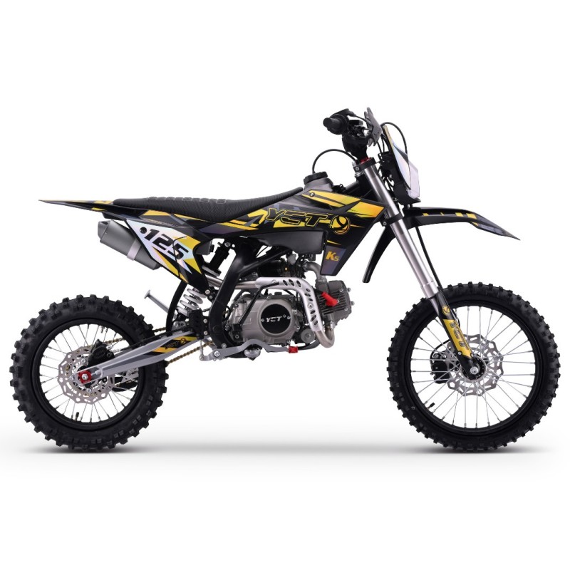 Питбайк Yacota K5 125 17/14, желтый