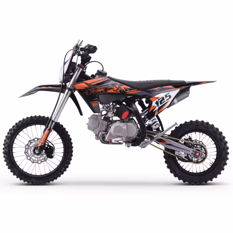 Питбайк Yacota K5 125 17/14, оранжевый