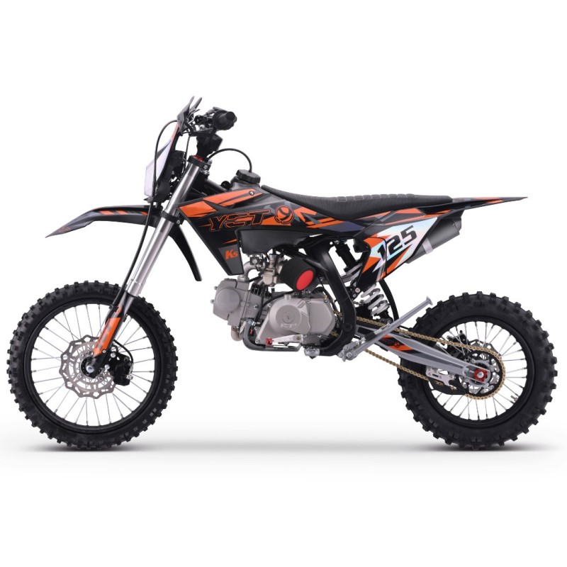 Питбайк Yacota K5 125 17/14, оранжевый