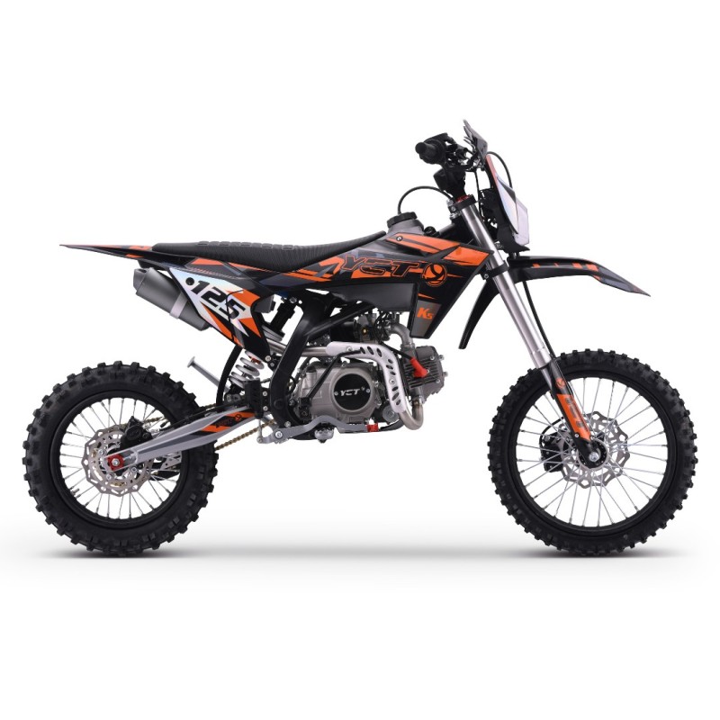 Питбайк Yacota K5 125 17/14, оранжевый