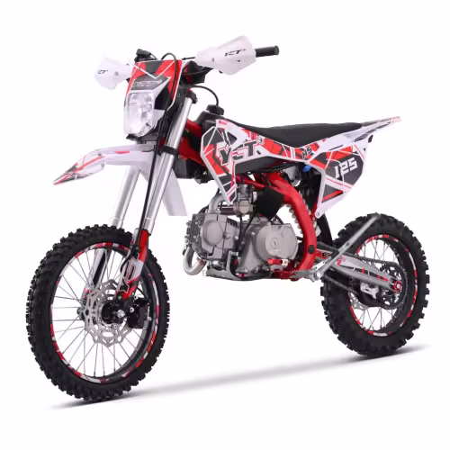 Питбайк Yacota H5 125 17/14, белый/красный