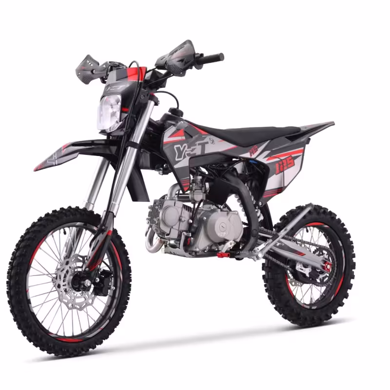 Питбайк Yacota H5 125 17/14, черный/красный