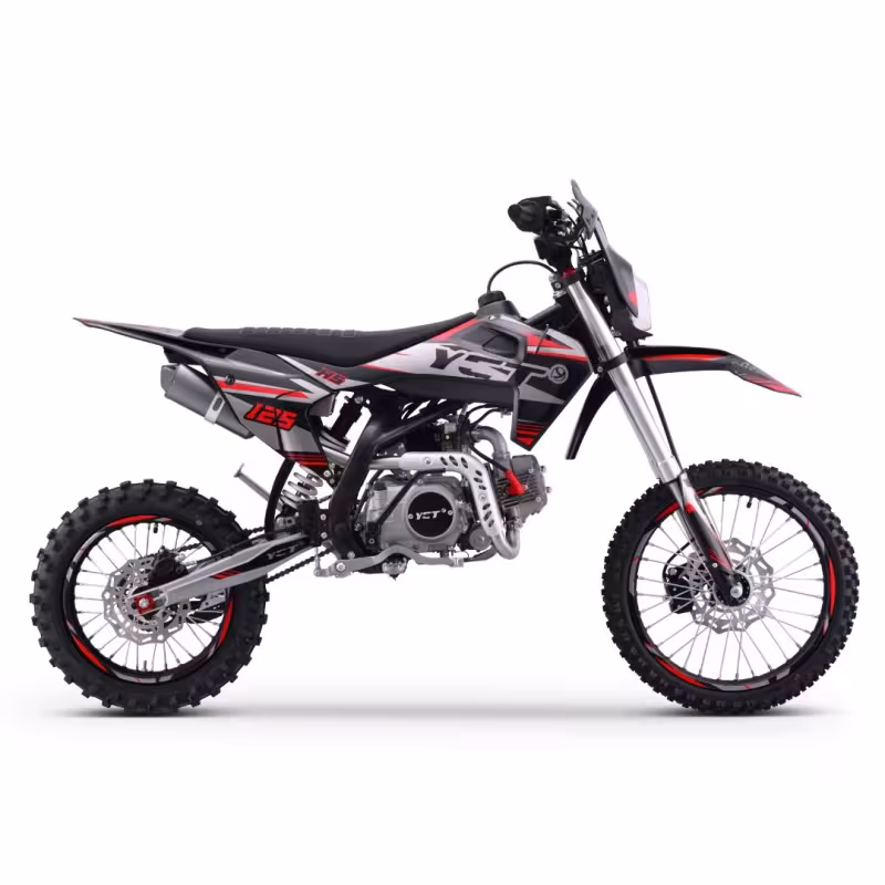 Питбайк Yacota H5 125 17/14, черный/красный