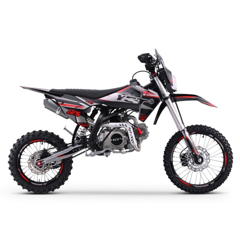 Питбайк Yacota H5 125 17/14, черный/красный