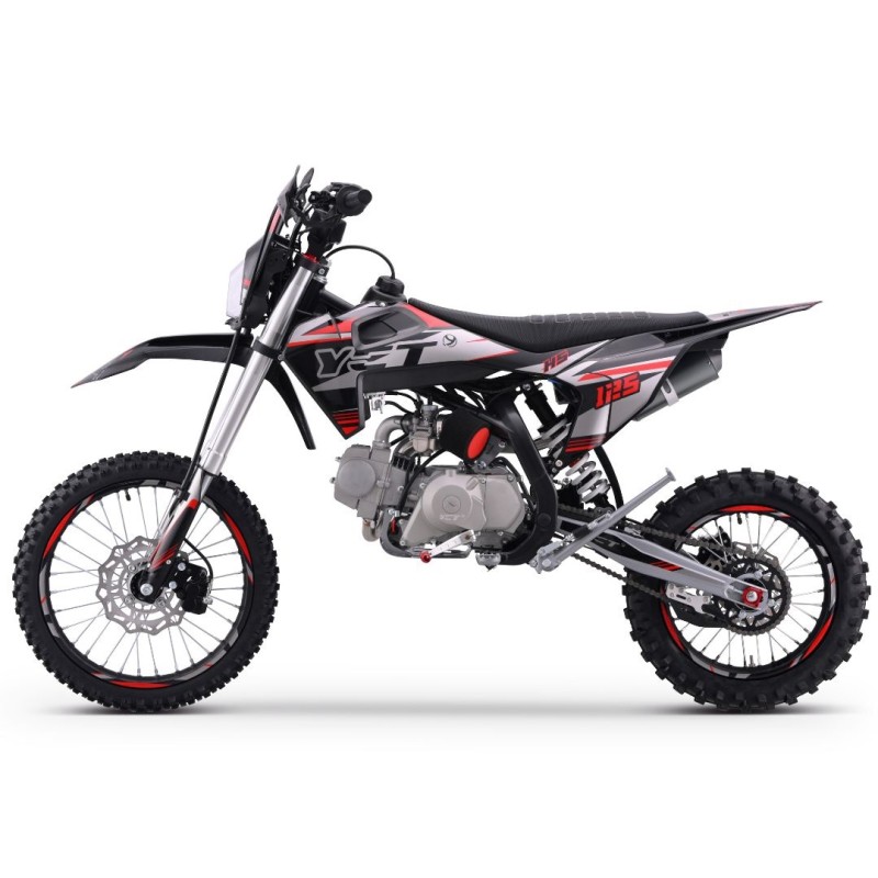 Питбайк Yacota H5 125 17/14, черный/красный