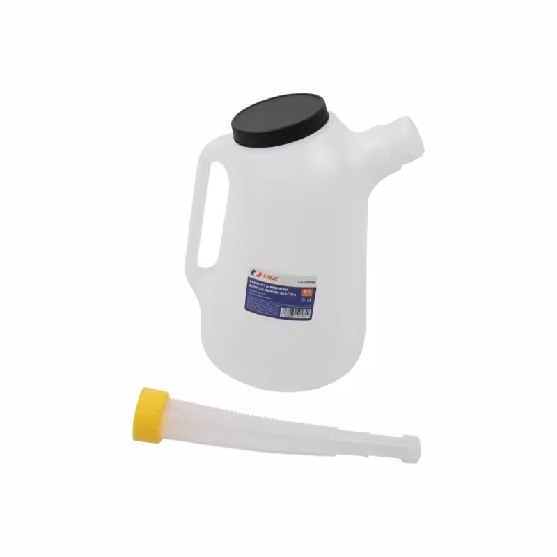 Емкость мерная пластиковая Lige LG-14033 для заливки масла, 5 л