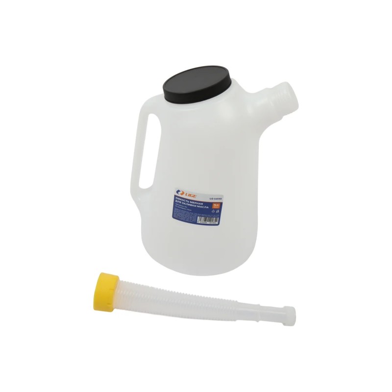 Емкость мерная пластиковая Lige LG-14033 для заливки масла, 5 л
