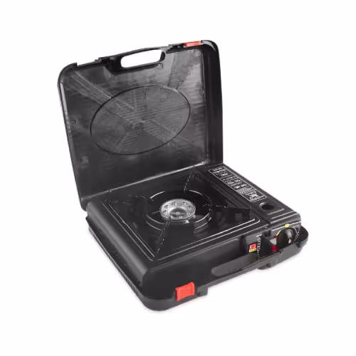 Плитка газовая портативная в кейсе AVS GS-02 с переходником
