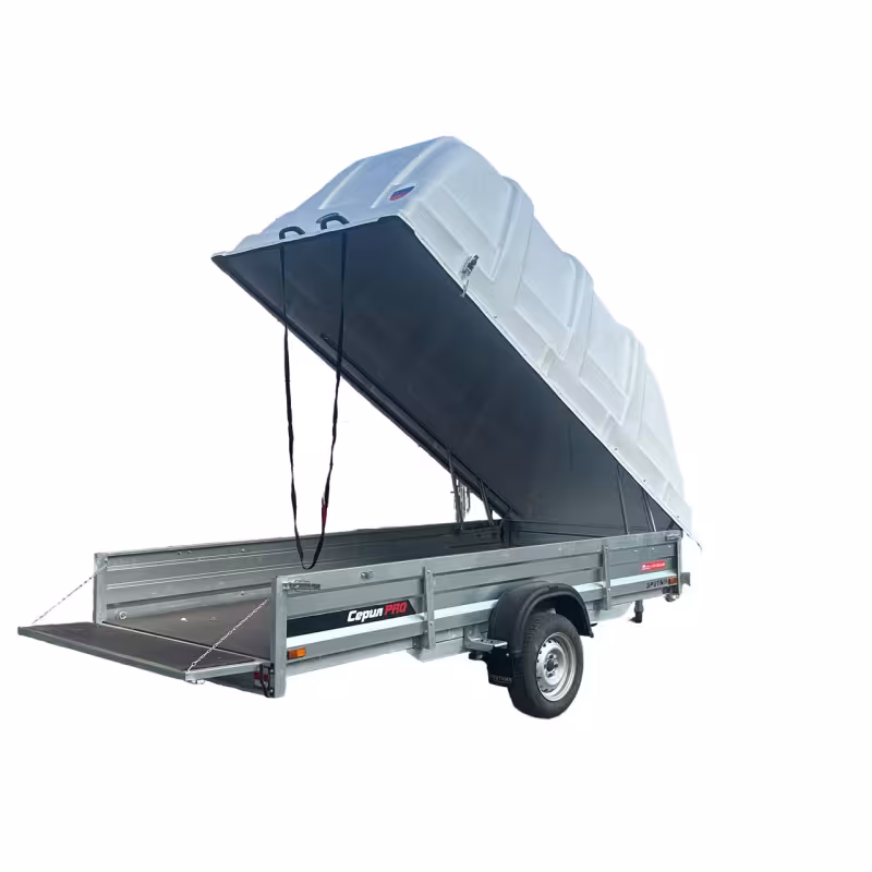 Прицеп бортовой одноосный Спутник Pro ZN 3516/38