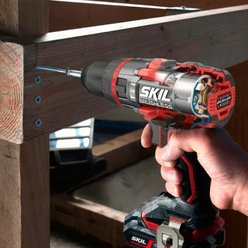 Дрель-шуруповерт аккумуляторная Skil DL6270 (с двумя АКБ)