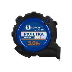 Рулетка строительная Кобальт Ультра 924-030, 5 м x 32 мм