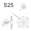 Двигатель бензиновый DDE E1300E-S25
