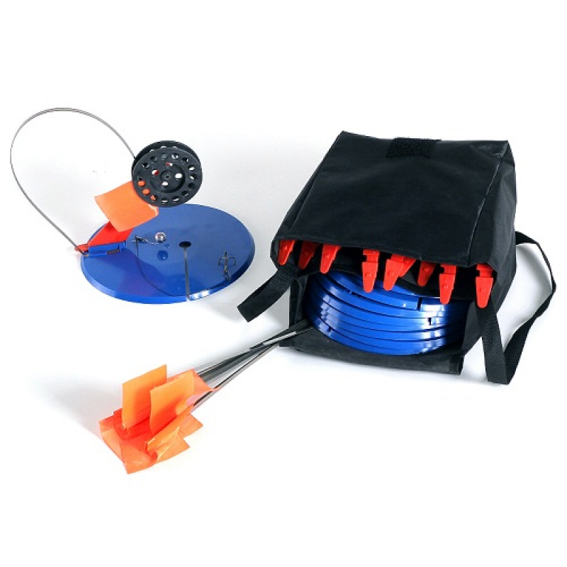 Жерлицы неоснащенные в сумке,  4 шт