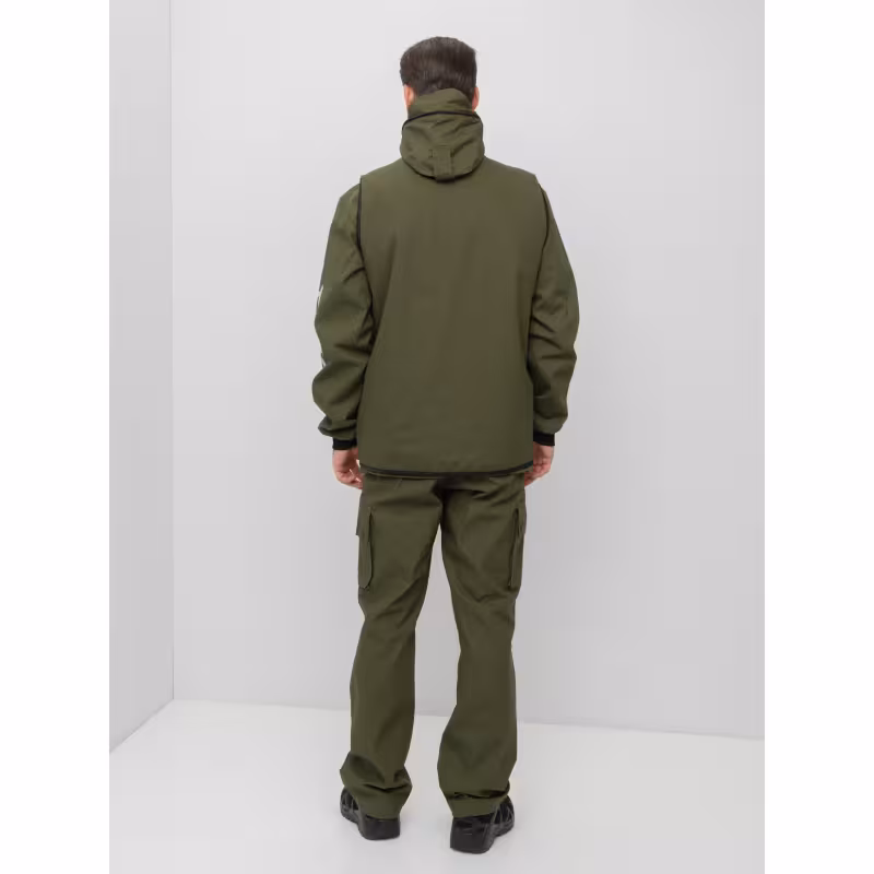 Костюм мужской Huntsman Тайга-3, ткань Палатка, хаки, размер 48-50, 182-188 см