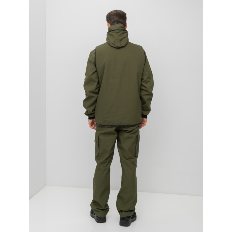 Костюм мужской Huntsman Тайга-3, ткань Палатка, хаки, размер 48-50, 182-188 см