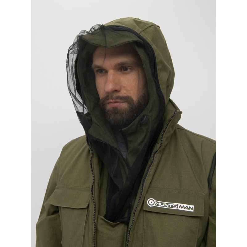Костюм мужской Huntsman Тайга-3, ткань Палатка, хаки, размер 48-50, 182-188 см