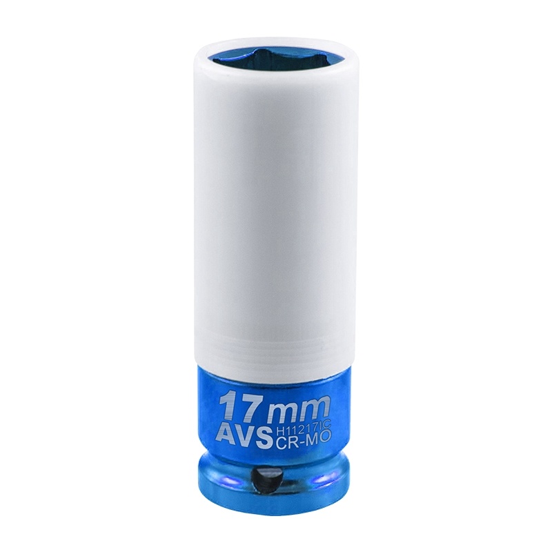 Головка торцевая ударная глубокая AVS H11217IС колесная, 6-гранная, 17 мм, 1/2