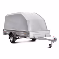 Прицеп бортовой одноосный МЗСА 817717.022 с крышкой