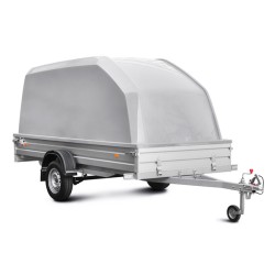 Прицеп бортовой одноосный МЗСА 817717.022 с крышкой