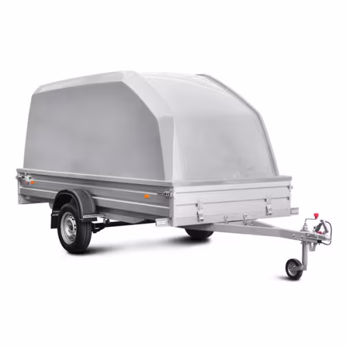 Прицеп бортовой одноосный МЗСА 817717.022 с крышкой