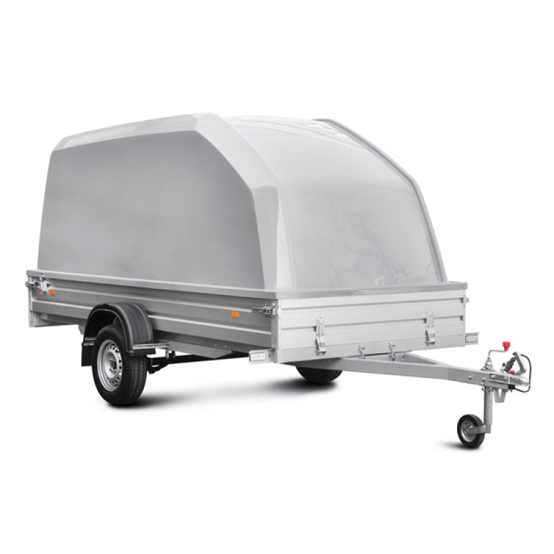 Прицеп бортовой одноосный МЗСА 817717.022 с крышкой