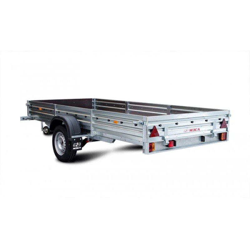 Прицеп бортовой одноосный МЗСА 817717.022 с крышкой