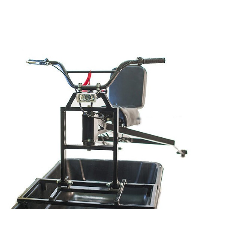 Буксировщик Онего 600 Front + Толкач, 20 л.с, катки, реверс, фара, электростартер, генератор, без АКБ