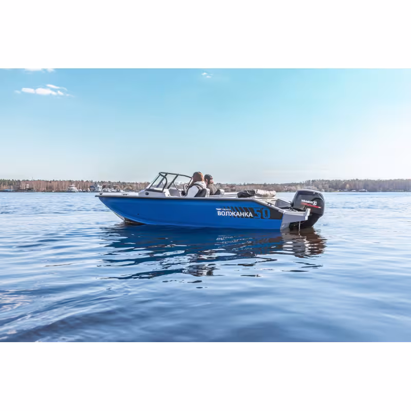 Лодка алюминиевая VBoats 50 Fish в комплекте с мотором Parsun F60FEL-T EFI