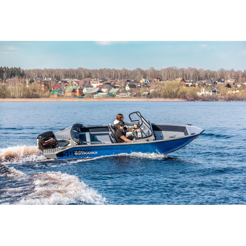 Лодка алюминиевая VBoats 50 Fish в комплекте с мотором Parsun F60FEL-T EFI