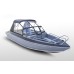 Лодка алюминиевая VBoats Yava XL Bowrider, серый