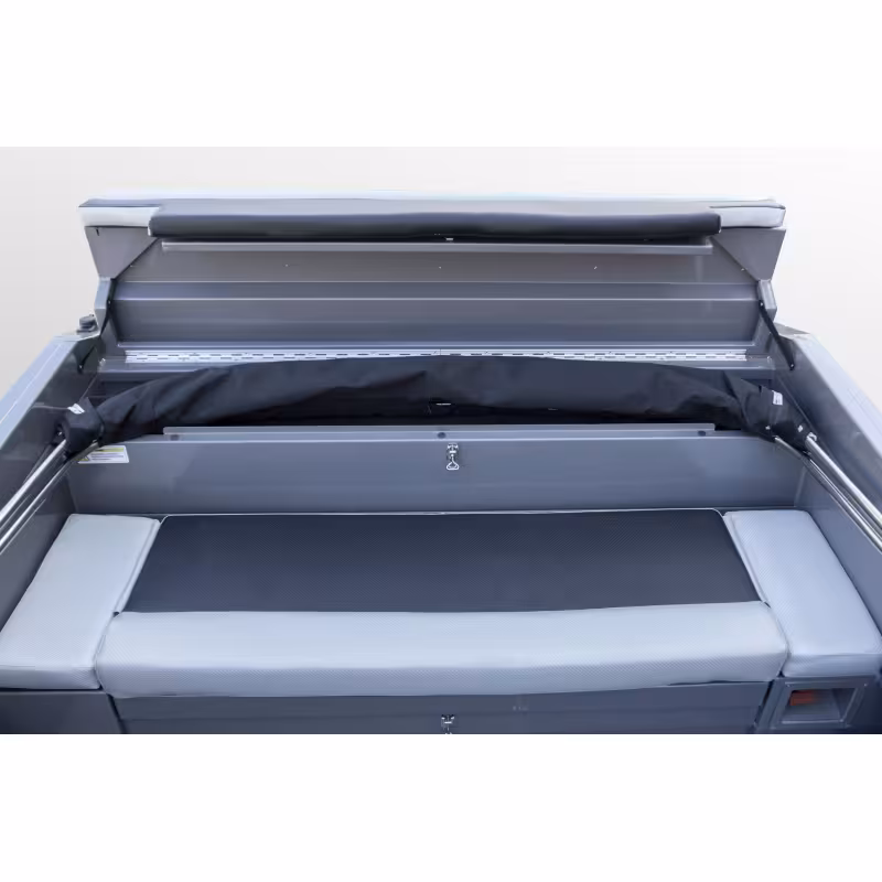 Лодка алюминиевая VBoats Yava XL Bowrider, серый