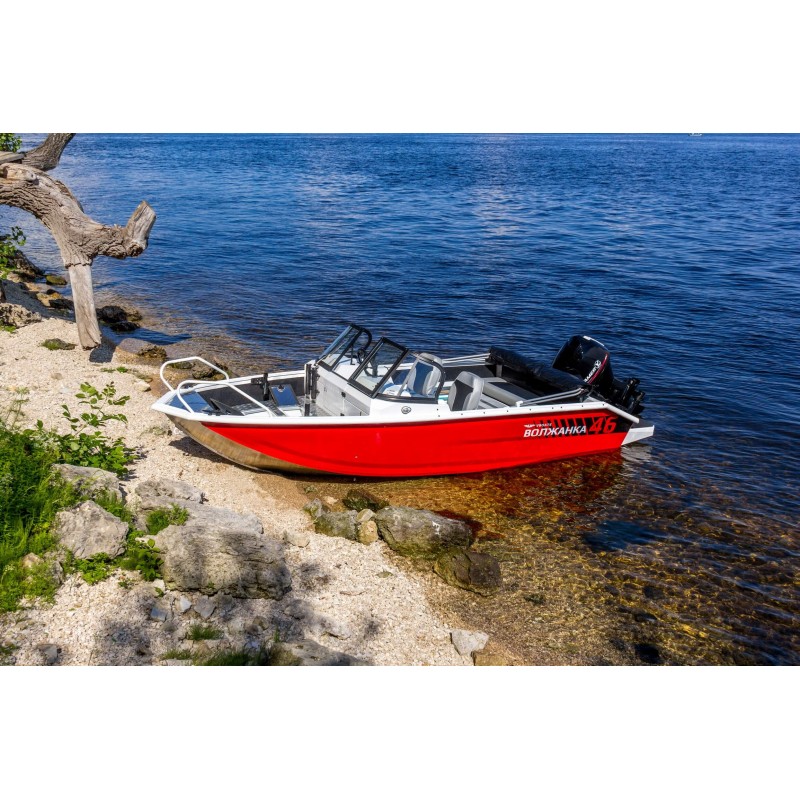 Лодка алюминиевая VBoats 46 Fish в комплекте с лодочным мотором Yamery EF60 FUEL-T