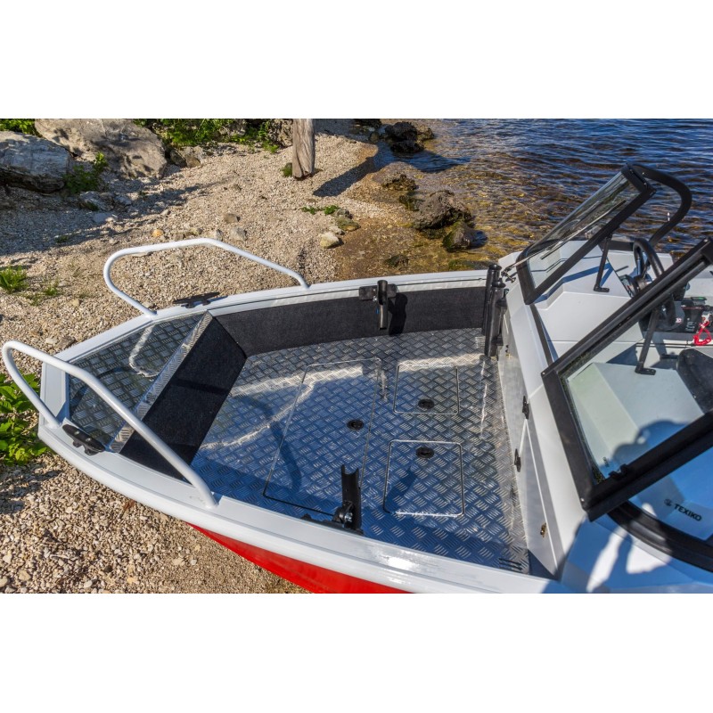 Лодка алюминиевая VBoats 46 Fish в комплекте с лодочным мотором Yamery EF60 FUEL-T