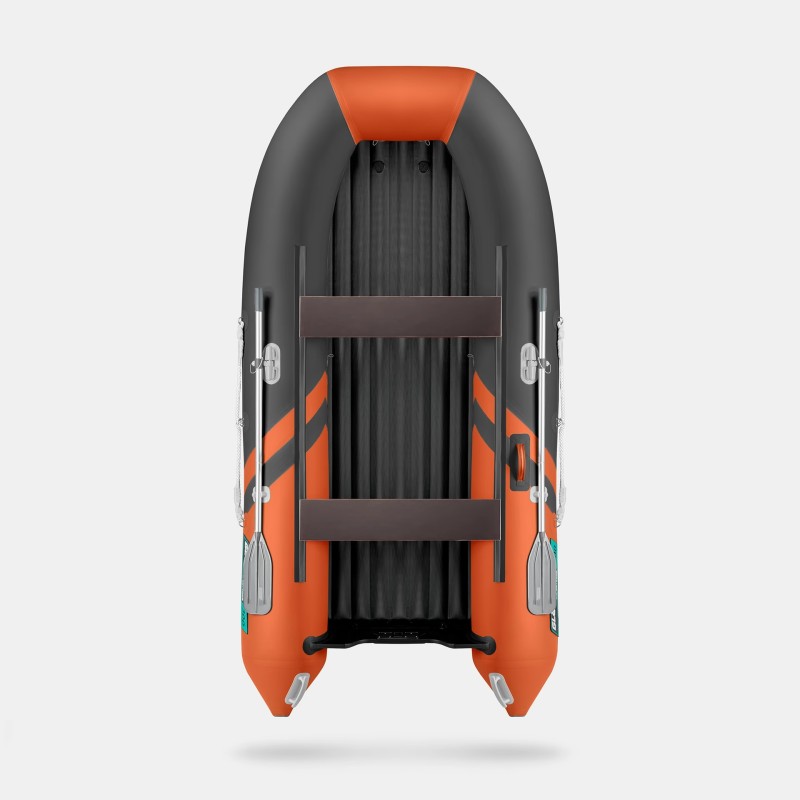 Надувная лодка ПВХ Gladiator E300SL, НДНД, оранжевый