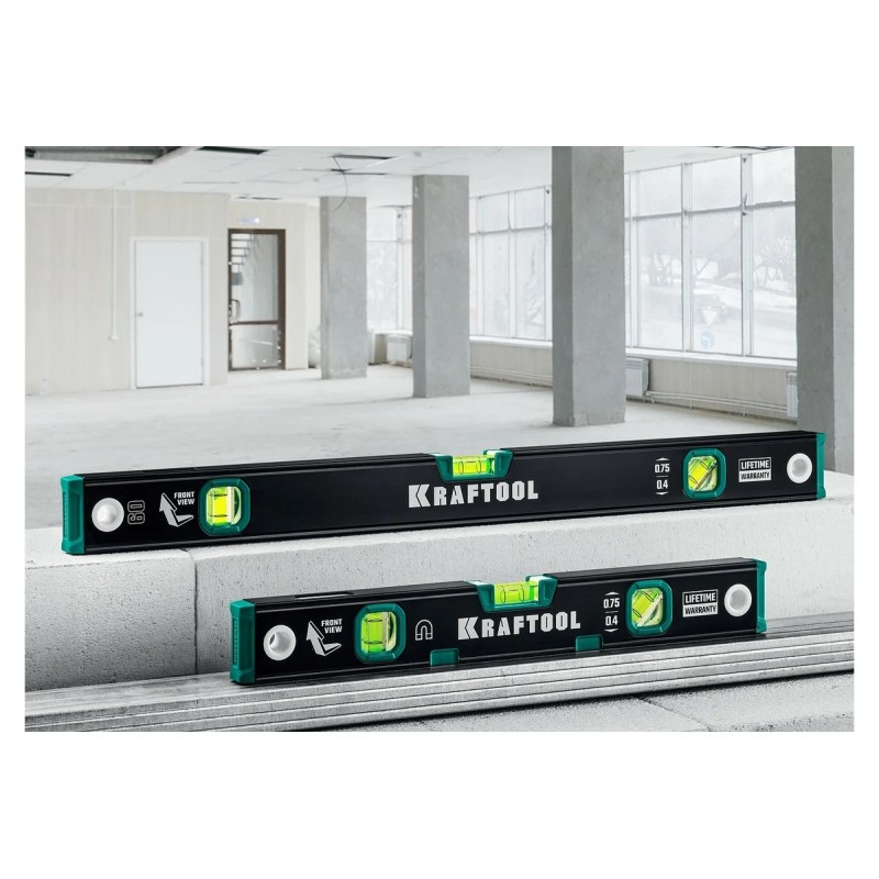 Уровень магнитный с зеркальным глазком Kraftool 34785-120, 1200 мм