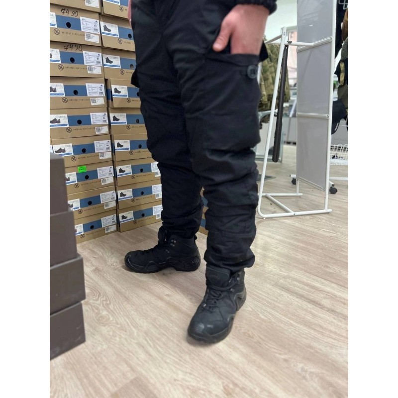 Костюм мужской Горец Горка 5, Рипстоп, черный, размер 52-54