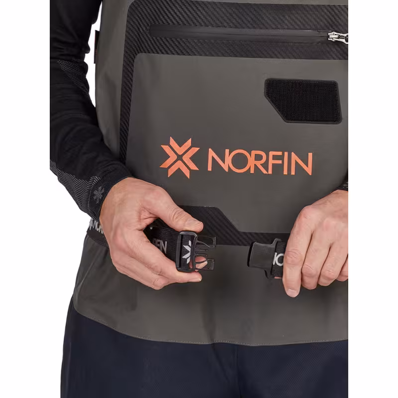 Полукомбинезон-вейдерсы Norfin Defender, мембрана, хаки/черный, размер MS