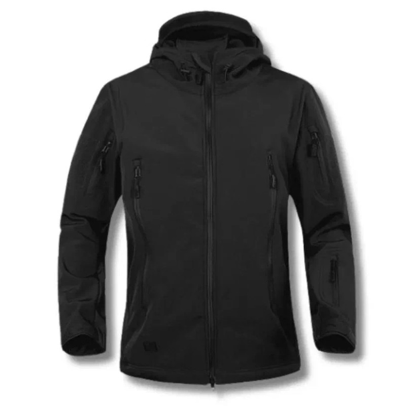 Костюм мужской Esdy, ткань Softshell, черный, размер XL