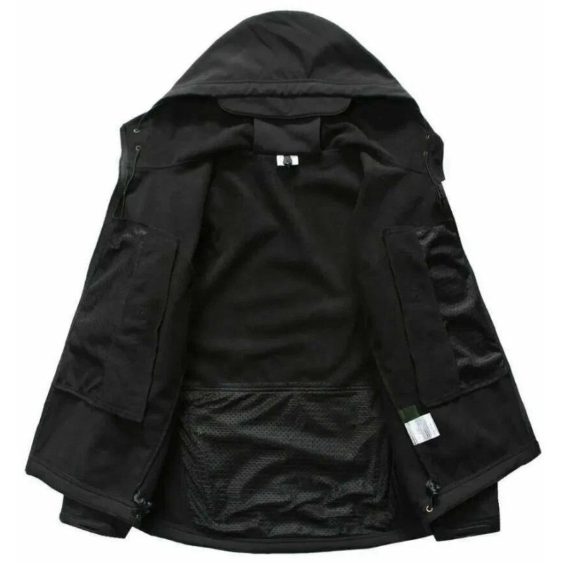 Костюм мужской Esdy, ткань Softshell, черный, размер XL