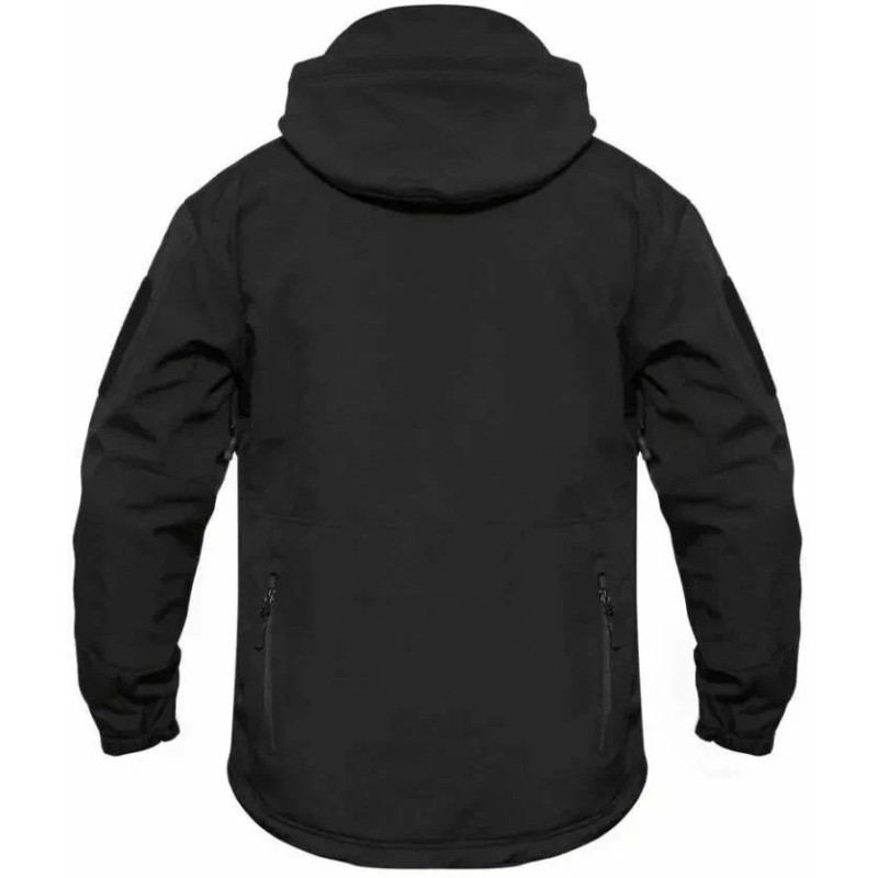 Костюм мужской Esdy, ткань Softshell, черный, размер XL