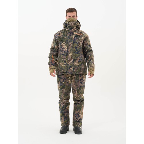 Костюм мужской Triton Gear Pro -45 Гринлайн, ткань Вельбоа, зеленый камуфляж, размер 56-58, 170-176 см