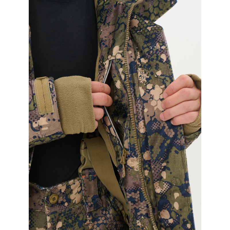 Костюм мужской Triton Gear Pro -45 Гринлайн, ткань Вельбоа, зеленый камуфляж, размер 56-58, 170-176 см